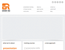 Tablet Screenshot of edisonred.com